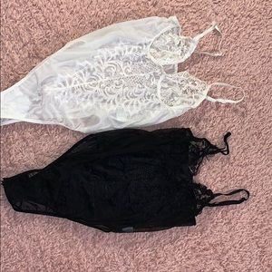 LACE SEEN THROUGH TOP 2 FOR $22